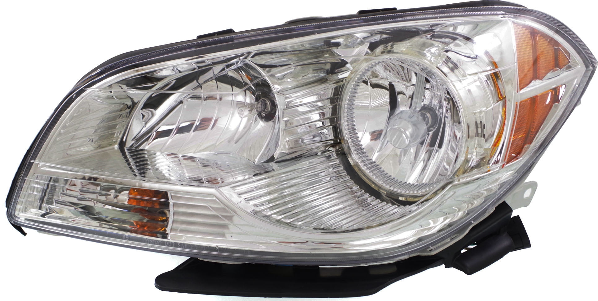 Headlight Compatible With 2008-2012 Chevrolet Malibu Left Driver Halogen With bulb(s)