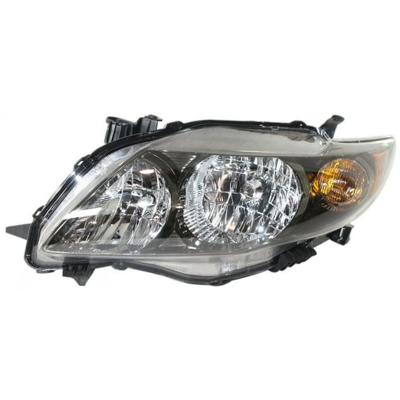 Headlight Compatible With 2009-2010 Toyota Corolla Left Driver Halogen With bulb(s) CAPA Certified