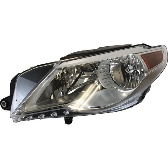 Headlight Compatible With 2009-2010 Volkswagen Passat CC Left Driver Halogen With bulb(s)