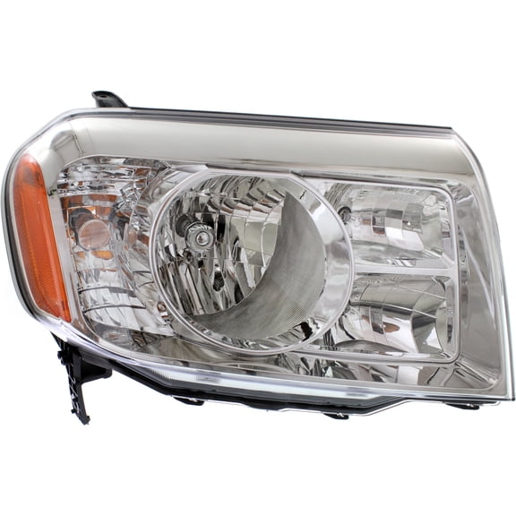 Headlight Compatible With 2009-2011 Honda Pilot Right Passenger Halogen With bulb(s) CAPA Certified