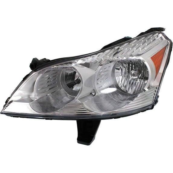 Headlight Compatible With 2009-2012 Chevrolet Traverse Left Driver Halogen With bulb(s)