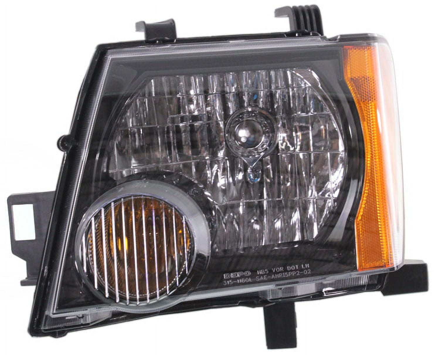 Headlight Compatible With 2009-2015 Nissan Xterra Left Driver Halogen With bulb(s)
