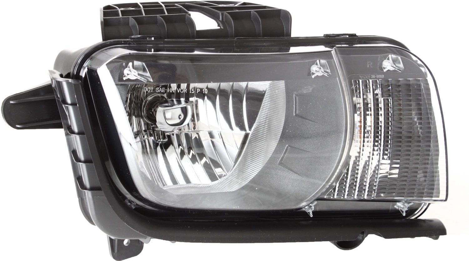Headlight Compatible With 2010-2013 Chevrolet Camaro Right Passenger Halogen With bulb(s)