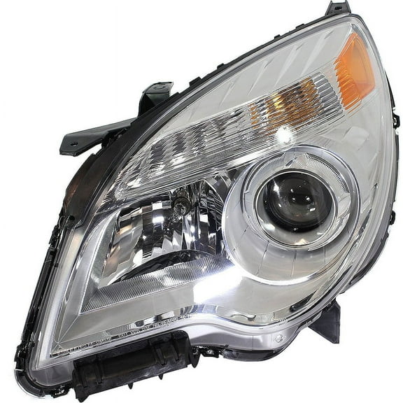 Headlight Compatible With 2010-2015 Chevrolet Equinox Left Driver Halogen With bulb(s)