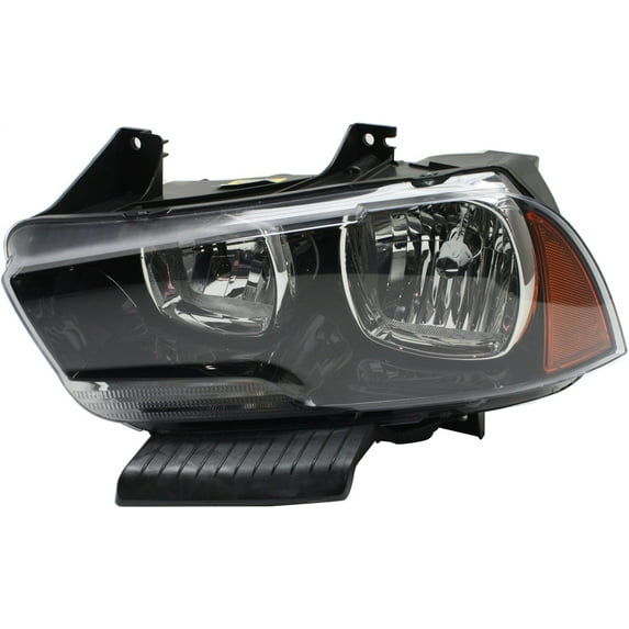 Headlight Compatible With 2011-2014 Dodge Charger Left Driver Halogen With bulb(s)