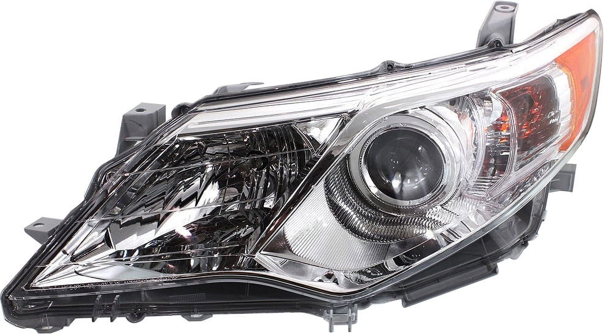 Headlight Compatible With 2012-2014 Toyota Camry Left Driver Halogen With bulb(s)