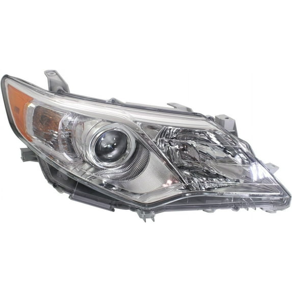 Headlight Compatible With 2012-2014 Toyota Camry Right Passenger Halogen With bulb(s)