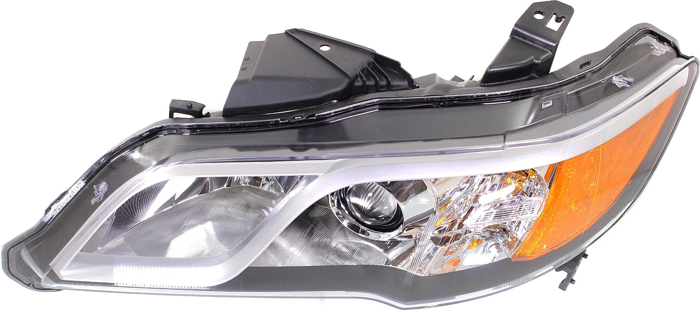 Headlight Compatible With 2013-2015 Acura RDX Left Driver Halogen With bulb(s)