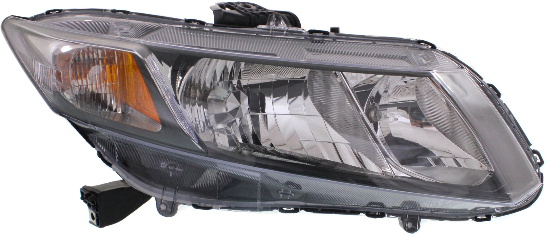 Headlight Compatible With 2013-2015 Honda Civic Right Passenger Halogen With bulb(s) CAPA Certified