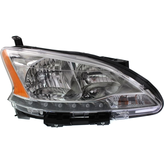 Headlight Compatible With 2013-2015 Nissan Sentra Right Passenger Halogen With bulb(s)