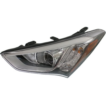 Headlight Compatible With 2013-2016 Hyundai Santa Fe Sport Left Driver Halogen With bulb(s)