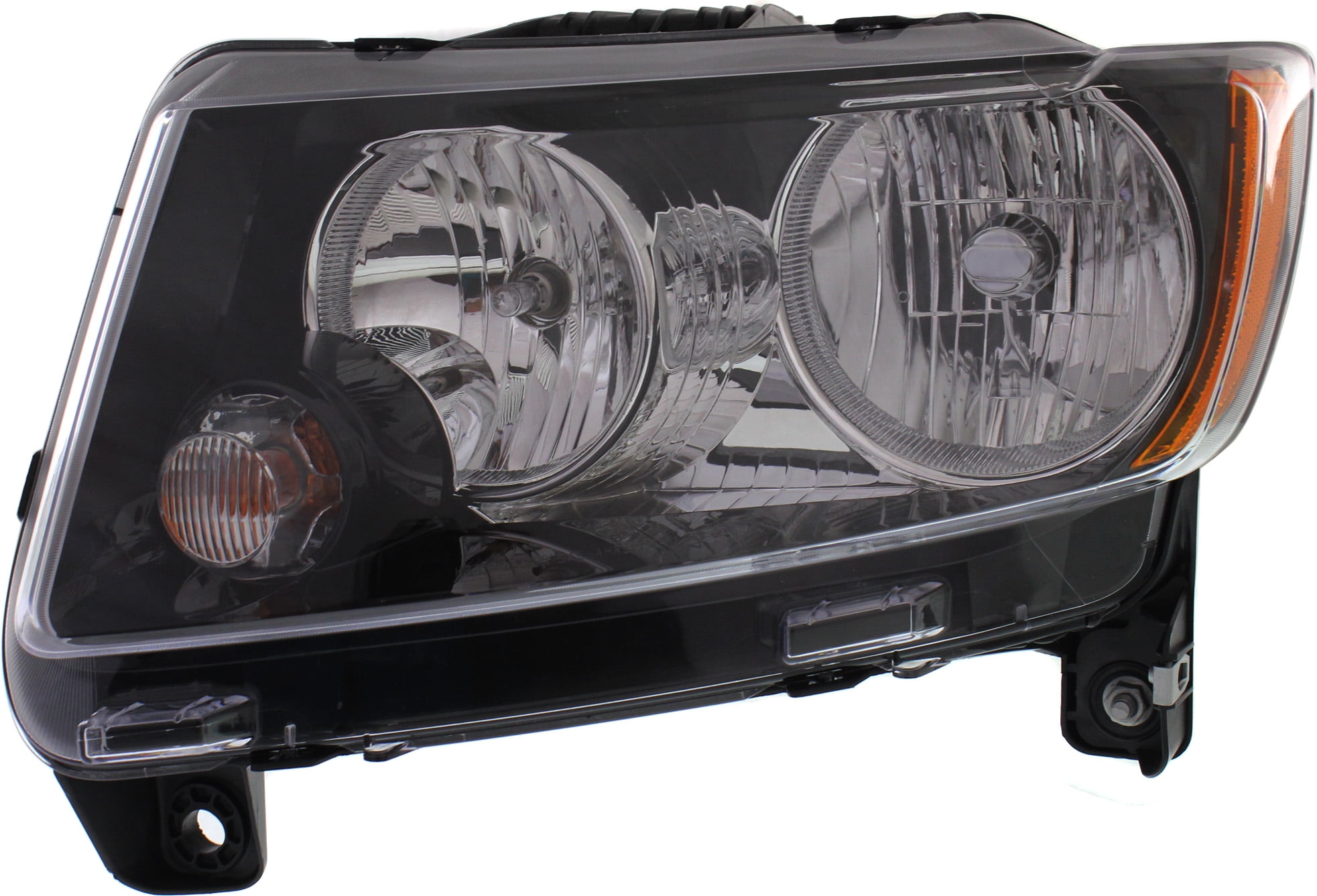 AKKON - Fit 2007-2014 Chevy Suburban 1500/2500 Tahoe/Avalanche Halogen Type  [LED Low Beam DRL C-Shape] Projector Headlights
