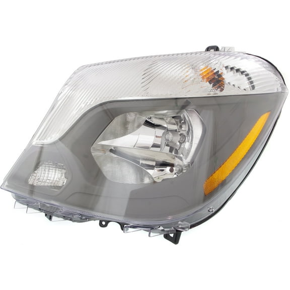 Headlight Compatible With 2014-2017 Mercedes Benz Sprinter 3500 2500 Left Driver Halogen With bulb(s)