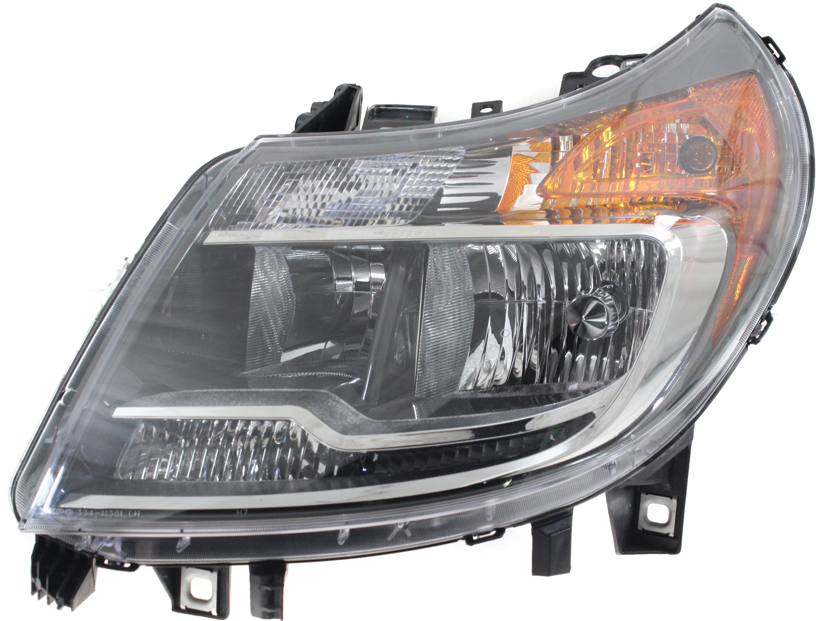 Headlight Compatible With 2014-2021 Ram ProMaster 1500 2500 Left Driver Halogen With bulb(s)
