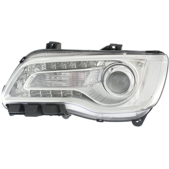 Headlight Compatible With 2015-2017 Chrysler 300 Left Driver Halogen With bulb(s) CAPA Certified