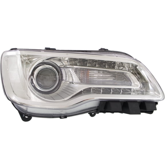 Headlight Compatible With 2015-2017 Chrysler 300 Right Passenger Halogen With bulb(s)