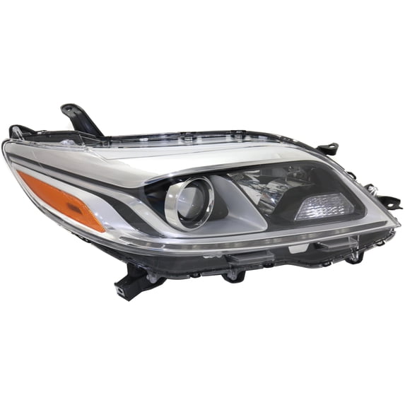 Headlight Compatible With 2015-2020 Toyota Sienna Right Passenger Halogen With bulb(s)