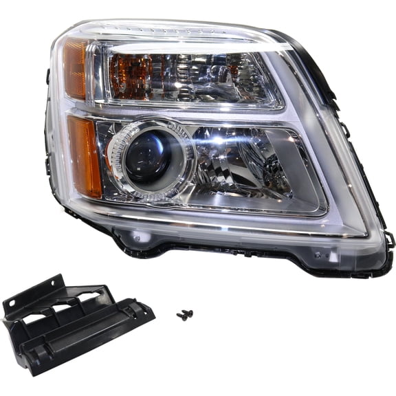 Headlight Compatible With 2016-2017 GMC Terrain Right Passenger Halogen With bulb(s) CAPA Certified