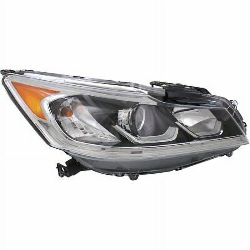 Headlight Compatible With 2016-2017 Honda Accord Right Passenger Halogen With bulb(s) CAPA Certified