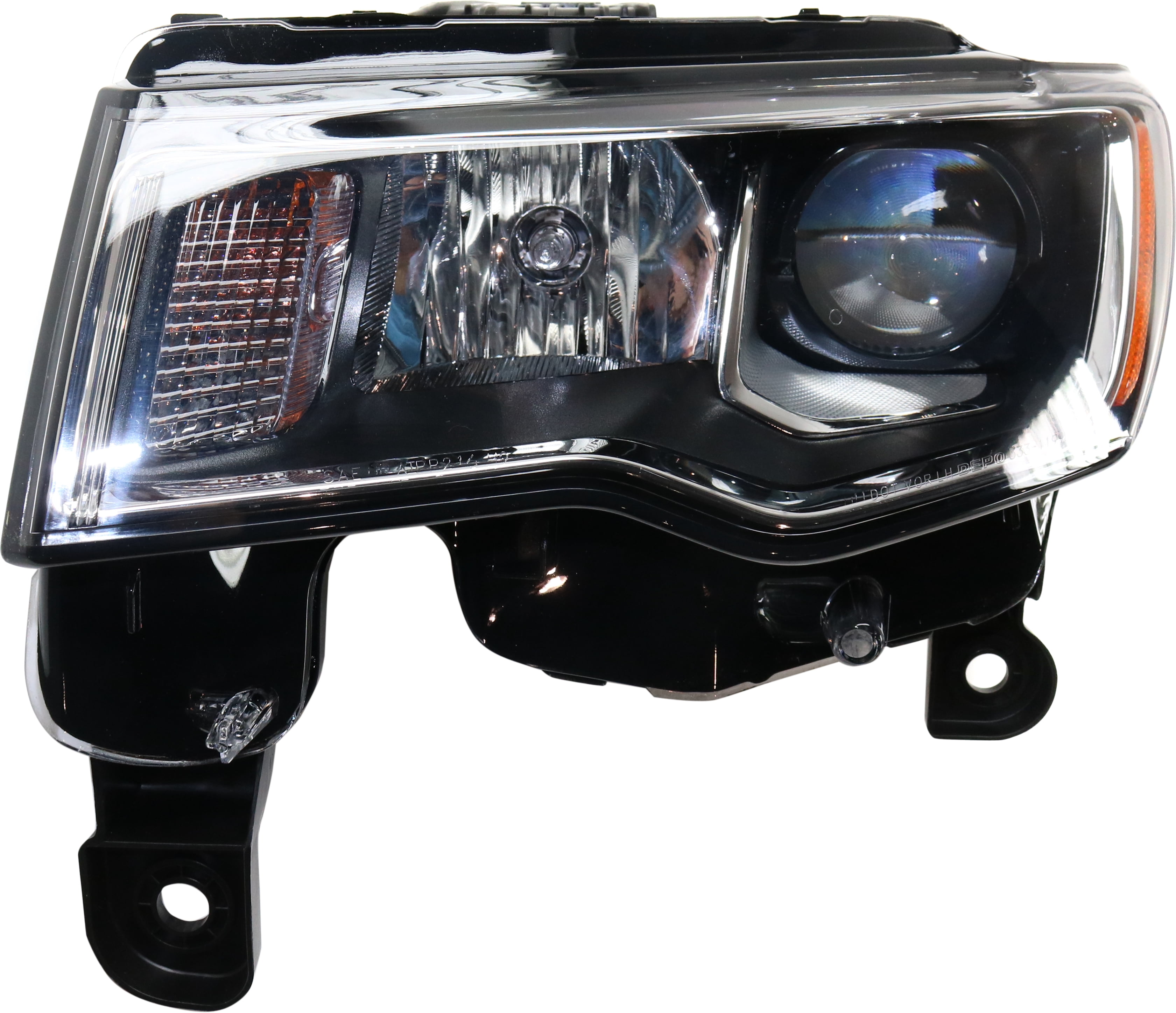 Headlight Compatible With 2017-2020 Jeep Grand Cherokee Left Driver Halogen With bulb(s)