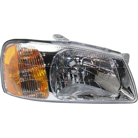 Headlight Compatible with 2000-2002 Hyundai Accent Passenger Side OE comparable Composite With bulb(s)