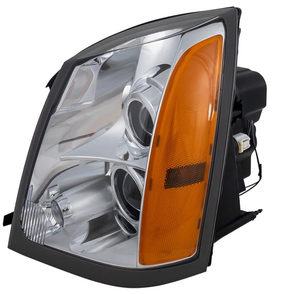 Headlight Compatible with 2004-2009 Cadillac SRX Left Driver Halogen With bulb(s) CAPA Certified