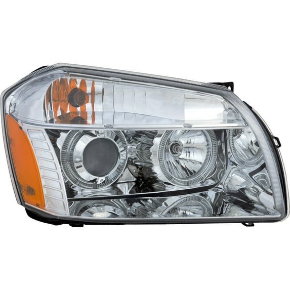 Headlight Compatible with 2005-2007 Dodge Magnum Left Driver and Right Passenger Halogen With bulb(s)