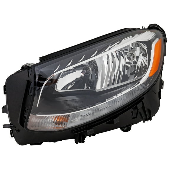 Headlight Compatible with 2016-2019 Mercedes Benz GLC300 2017-2019 GLC43 AMG Left Driver Halogen With bulb(s)