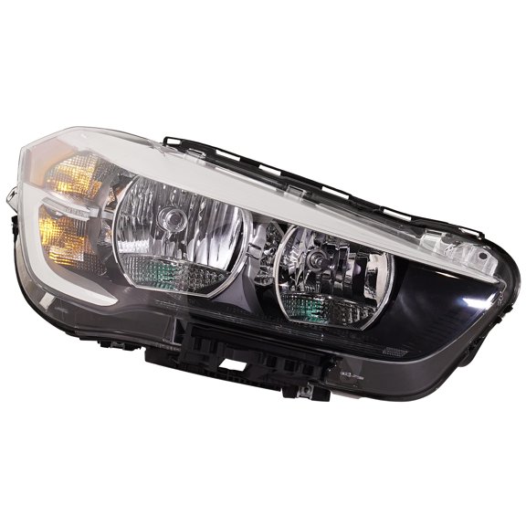 Headlight Compatible with 2016-2022 BMW X1 Right Passenger Halogen With bulb(s)