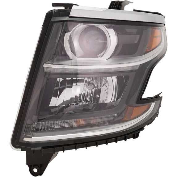 Headlight Compatible with 2018-2020 Chevrolet Tahoe Suburban Left Driver Halogen With bulb(s)