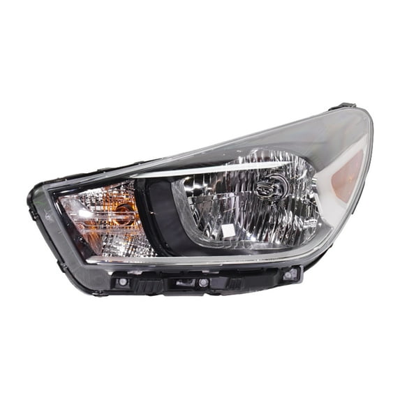 Headlight Compatible with 2018-2022 Kia Rio Left Driver Halogen With bulb(s)
