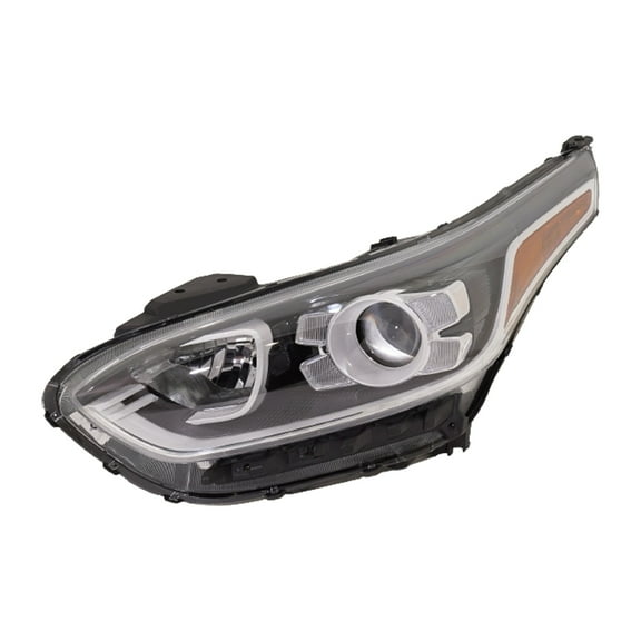 Headlight Compatible with 2019-2021 Kia Forte Left Driver Halogen With bulb(s)