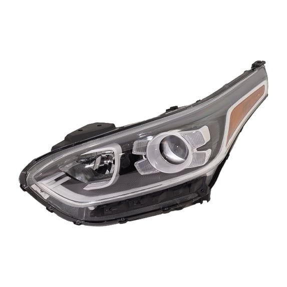 Headlight Compatible with 2019-2021 Kia Forte Left Driver Halogen With bulb(s)