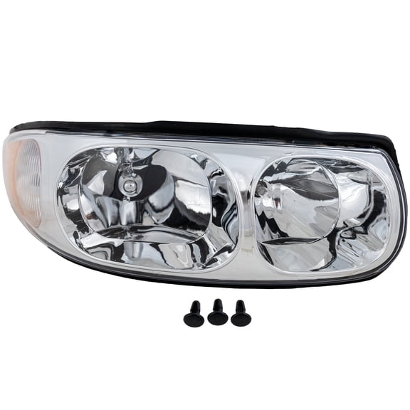 Headlight Compatible with BUICK LESABRE 00-05 RH Assembly Halogen Composite w/Cornering/Marker Lamp FWD Limited Model