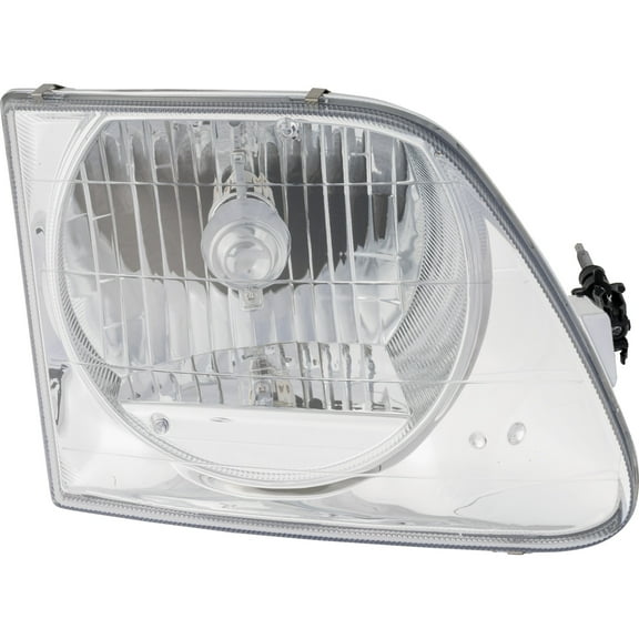Headlight Compatible with FORD F-150 2001-2003 RH Assembly Halogen Lightning Model