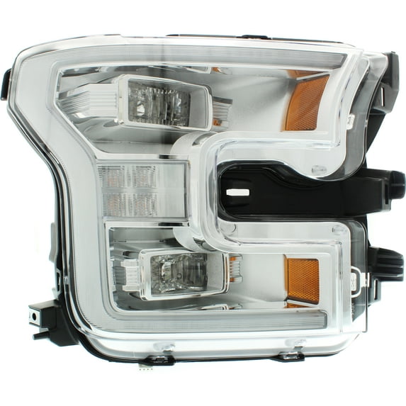 Headlight Compatible with FORD F-150 2015-2017 RH Assembly LED SuperCab/SuperCrew Cab - CAPA