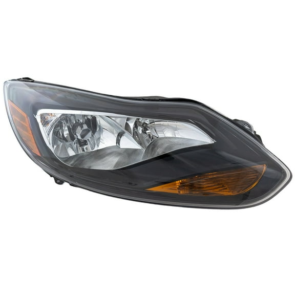 Headlight Compatible with FORD FOCUS 12-14 RH Assembly Halogen ST/Titanium Models Hatchback/Sedan