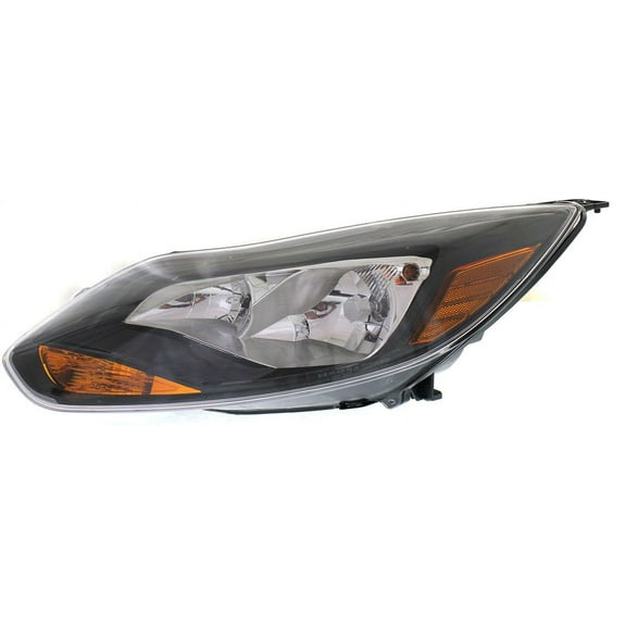 Headlight Compatible with FORD FOCUS 2012-2014 LH Assembly Halogen ST/Titanium Models Hatchback/Sedan
