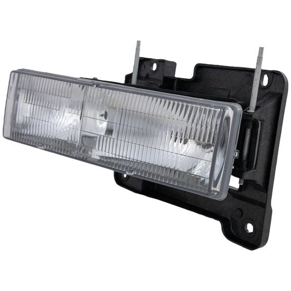 Headlight Compatible with GMC C/K FULL SIZE P/U 88-02/SUBURBAN 92-99 LH Composite Assembly Halogen