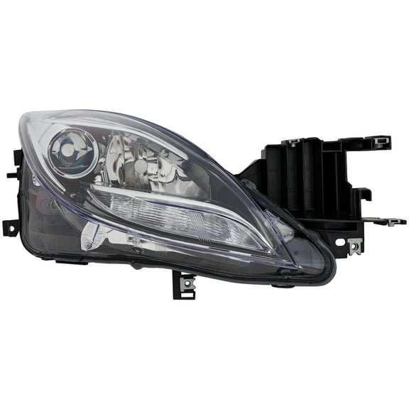 Headlight Compatible with MAZDA 6 12-13 RH Lens and Housing Halogen - CAPA