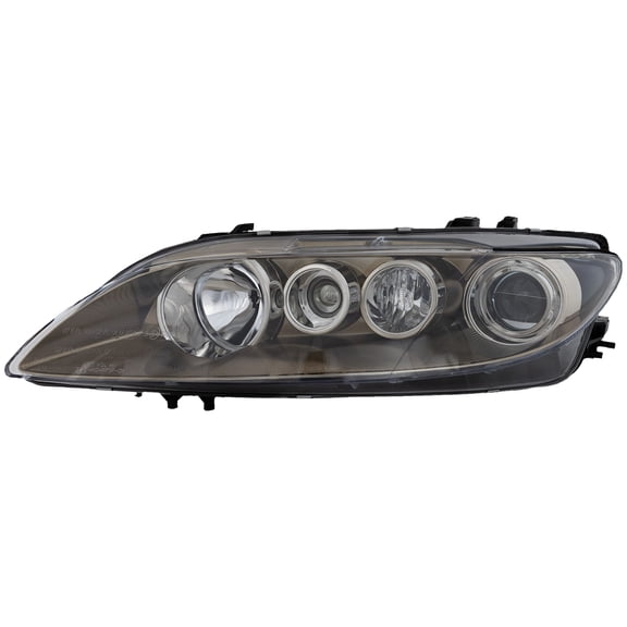 Headlight Compatible with MAZDA 6 2006-2008 LH Lens and Housing Halogen Std Type
