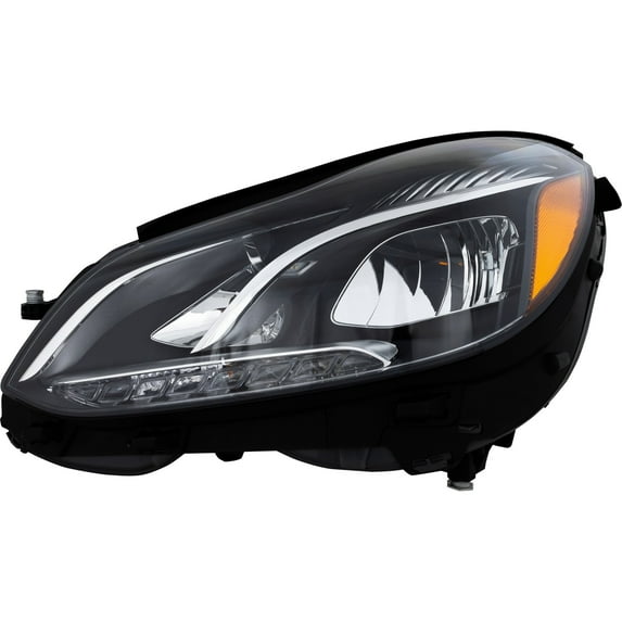 Headlight Compatible with MERCEDES BENZ E-CLASS 2014-2016 LH Assembly Halogen Sedan/Wagon