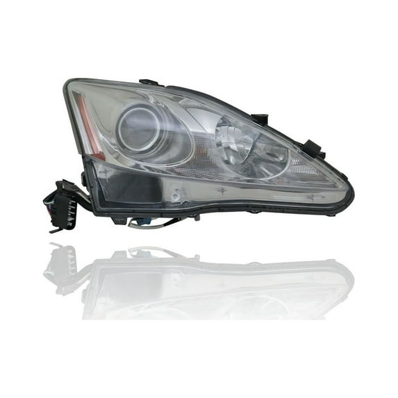 Headlight - Cooling Direct Fit/For 8113053400 09-10 Lexus IS250/350 - Halogen, Right Hand - Passenger, NSF