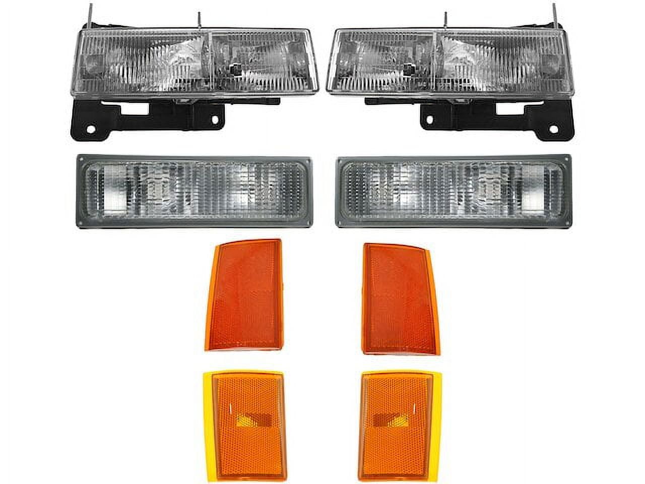 Headlight Cornering Parking Light Kit 8 Piece Compatible with 1990