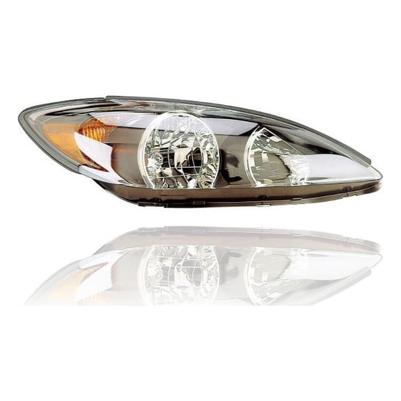 Headlight - DEPO Compatible/Replacement for '05-06 Toyota Camry Base/LE/XLE (Japan Built) - Chrome Bezel - Right Hand - Passenger - 8113033540 - CAPA Fits select: 2005 TOYOTA CAMRY LE/XLE/SE