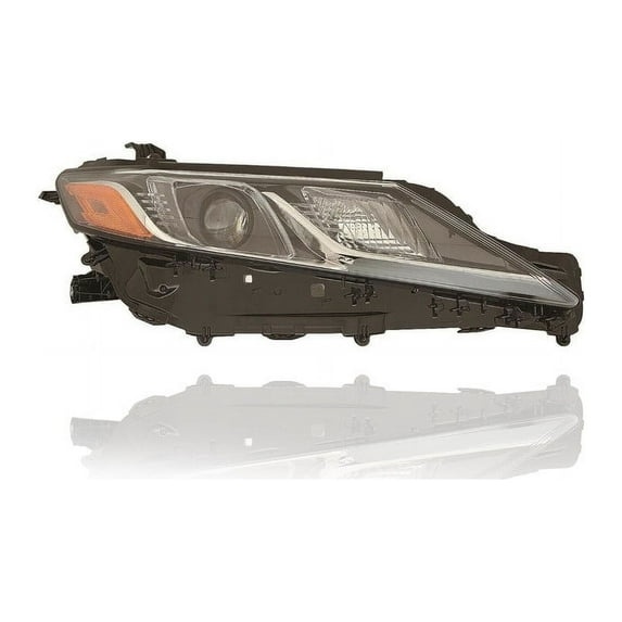 Headlight - DEPO Compatible/Replacement for '18-18 Toyota Camry/Hybrid L/LE/SE (Japan Built) Halogen/LED Without LED Daytime Running Light - Right Hand - Passenger - 8113033D40 - CAPA