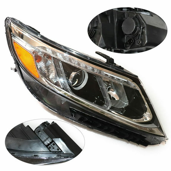 Headlight DRL Direct Replacement Halogen Headlamp For 2014-2015 Kia Sorento Right Passenger Side Trouble-free Installation