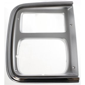 Headlight Door For Chevrolet GMC Left Chrome w/ Parking Light Hole