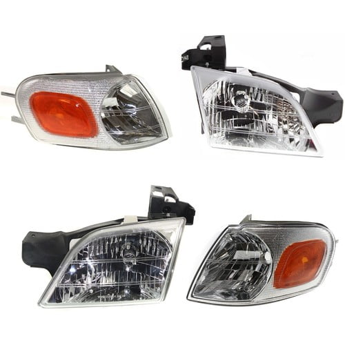 Headlight Driving Head light Headlamp Driver & Passenger Side for Chevy Olds
