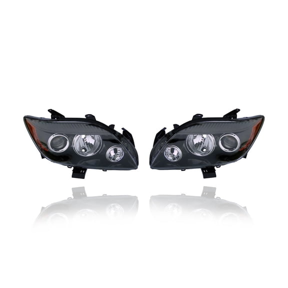 Headlight - Eagle Eye Fit/For 08-10 Scion tC - Without Base Package - Pair, Left Driver + Right Passenger Set - 8113021190, 8117021190